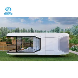 Cápsula espacial Hotel Apple cabina casa móvil cápsula espacial de lujo Casa glamping cápsulas espaciales para China