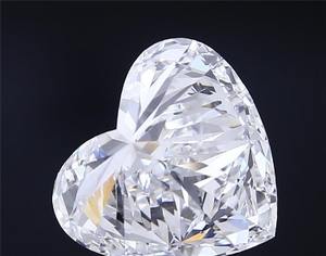 Diamante Cultivado en Laboratorio de 0.55ct, Corte Corazón, Claridad VVS2, Color D, para Joyería, Diamante CVD - Product Image 3