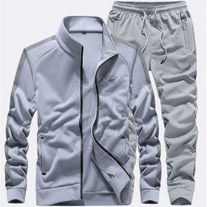 Survêtement de sport de couleur personnalisée pour hommes, survêtement de sport à fermeture éclair, survêtement de sport de qualité supérieure, ensembles pour hommes à prix de gros - Product Image 1