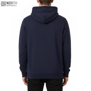 Manga larga Diseño en blanco Streetwear Sudaderas con capucha de peso pesado Unisex 100% Sudadera con capucha de algodón Sudaderas con capucha reversibles Hombre - Product Image 2