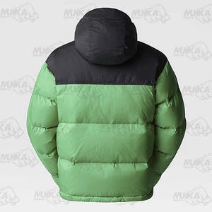 Hot Selling Winter <b>Waterproof</b> Windproof Zipper <b>Long</b> Hooded <b>Coat</b> Shiny Puffer Jacket Outdoor Thick Polyester Fiber Unisex - Product Image 2