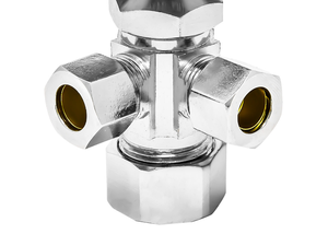 Латунный Угловой клапан 3/8 "OD X 3/8" OD X 1/2 "<span class=keywords><strong>FIP</strong></span>, бессвинцовый антикоррозийный для систем высокого давления (сертификат ISO 9001) - Product Image 2