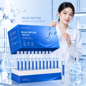 Suero Facial GHK-Cu de Fórmula Personalizada, Dosis Única, Producto para el Cuidado de la Piel, Ampollas Faciales con Péptidos de Cobre Azul - Product Image 4