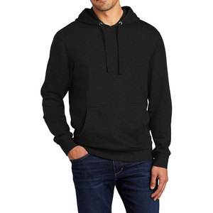 Sweat-shirt en polaire décontracté à manches longues avec cordon de serrage et poche, sweat à capuche en polaire - Product Image 1