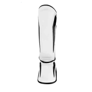 Protectores de Espinilleras de Cuero al por Mayor para Kick Boxing y Muay Thai, con Logotipo Personalizado, para Adultos, Protección para Piernas y Espinillas - Product Image 2