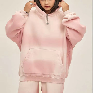 Ropa de calle de alta calidad para mujer, Sudadera con capucha de lana suave a la moda, sudadera informal para niñas, sudaderas con capucha multicolores - Product Image 2