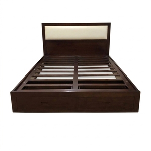 Base de Cama Moderna de Madera con Almacenamiento, Otomana, Cabecero Tapizado, Tamaños Doble, Queen y King, Muebles de Dormitorio - Product Image 4