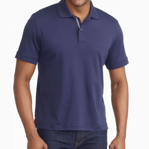 Polo de Manga Corta para Hombre, Color Sólido, Algodón de la Mejor Calidad, Diseño Personalizado - Product Image 3