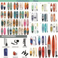 Planche de paddle gonflable SUP de haute qualité en vente directe d'usine, pour jeux aquatiques, pêche, surf, avec système de propulsion à pédales, pompe en PVC et kit de réparation