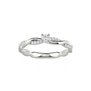 Bague de fiançailles Jeulia plaquée or rose, coupe princesse, style hip-hop - Product Image 3
