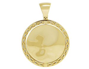 Pendentif photo double face en argent Sterling S925 glacé hip hop bling moissanite mode diamant fabriqué sur mesure pour hommes - Product Image 5