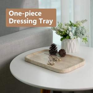 Plateau de vanité rectangulaire en céramique, abstrait, pour le comptoir de la salle de bain et l'organisation de la commode, pour les bijoux et les parfums - Product Image 4