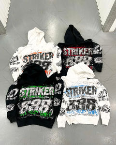 Chándal Deportivo Slim Fit para Hombre, Estilo Europeo Americano, Estampado Desgastado, Transpirable, de Secado Rápido, Poliéster, Tallas Grandes - Product Image 3