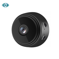 Mini caméra intelligente WiFi 1080p HD 2MP avec vision nocturne, grand angle 85°, alarme de mouvement, micro intégré, audio unidirectionnel, surveillance bébé/animal domestique, Cloud