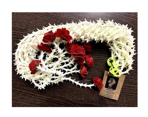 Tuberose พวงมาลัยสายกุหลาบสำหรับตกแต่งเพดานงานแต่งงานสำหรับฉากหลัง haldi mehendi Sangeet nikha Decor - Product Image 4