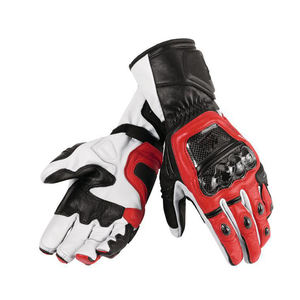 Gants de moto avec courbe complète des doigts, confort naturel, design en cuir élégant et contrôle fiable du guidon - Product Image 3