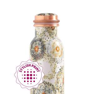 Bouteille en cuivre imprimée étanche pour le bureau et la maison, bouteille ayurvédique en cuivre, design de bouteille d'eau en cuivre pur - Product Image 5