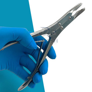 Rongeurs à os manuels en acier inoxydable réutilisables pour la chirurgie orthopédique - Poignée ergonomique légère, certifié CE, instrument clinique - Product Image 5
