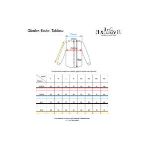 เสื้อเชิ้ตทรงสลิมฟิตสไตล์ตะวันตกกระเป๋าขนแกะลายเพชรสีฟ้ามัสตาร์ด - Product Image 4