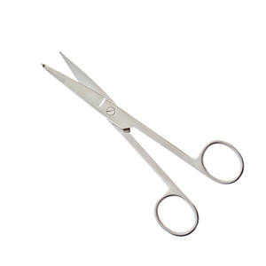 Tijeras Quirúrgicas Manuales Rectas y Afiladas, Pinzas de Acero Inoxidable de Un Solo Uso en Empaque Estéril, Tijeras para Vendajes KNOWLES - Product Image 4