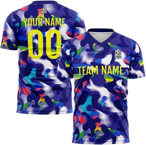 Camiseta de Fútbol Personalizada 2026, Sublimada, de Alta Calidad, para Hombre, de Poliéster/Algodón, Premium, Manga Corta, Ecológica, de Secado Rápido, de Fábrica - Product Image 4