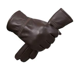 ถุงมือหนังแท้สำหรับผู้ชาย, ถุงมือแฟชั่นสำหรับปั่นจักรยานกลางแจ้ง - Product Image 4