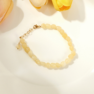 Bohemia Women's Gold Plated <b>Beaded</b> <b>Bracelets</b> with Natural Stone-Gift - Product Image 4