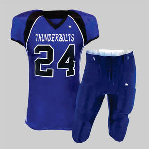 Uniformes de fútbol americano hechos a medida de malla pesada, uniformes de fútbol americano personalizados de alta calidad - Product Image 3