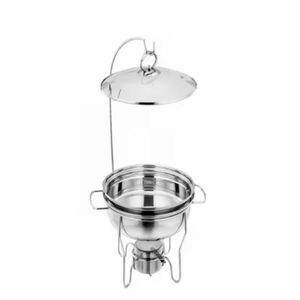 Nueva llegada Vintage Chaffing Platos de acero inoxidable Catering Calentador de alimentos Top Chaffing Platos por Indian Metal World - Product Image 2