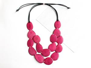 Collar de cuentas de resina de calidad superior para fiestas de boda compromiso fiestas de Navidad y ropa de oficina - Product Image 3