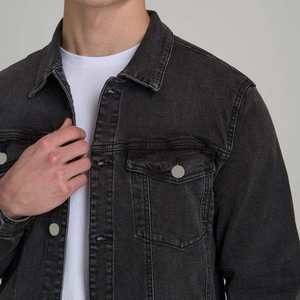 Vente en gros dernière vente chaude veste en jean coton de fantaisie pour hommes veste en jean pour hommes veste en jean pour hommes - Product Image 3