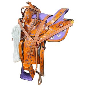 Bulk Barrel Racing <b>Saddles</b> Wholesale Genuine Leather Handmade Premium Western Horse <b>Saddles</b> Factory Rodeo <b>Saddles</b> Cowboy Tack - Product Image 3