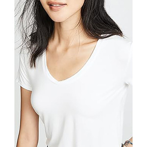 Camisetas ajustadas para mujer, venta al por mayor, ropa OEM a granel de alta calidad, camisetas de algodón 100% con gráfico impreso con letras de etiqueta privada para mujer - Product Image 2