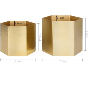 Jarrón de suelo, macetas decorativas de diseño moderno y clásico para decoración del hogar y macetas para jardín, uso interior y exterior - Product Image 6