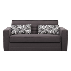 Sofá cama de tela con mechones multifuncional de diseño europeo, almacenamiento trasero ajustable plegable para sala de estar, apartamento u Hotel - Product Image 2