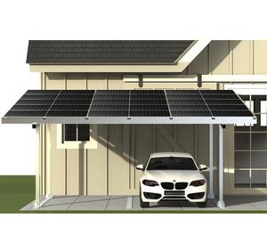 Năng lượng mặt trời carport cấu trúc xe đậu xe gắn chân đế năng lượng mặt trời carport - Product Image 6