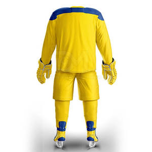 Ensembles de hockey sur glace à logo personnalisable en gros uniforme de sport à la mode avec techniques imprimées d'entraînement de nom d'équipe OEM - Product Image 5