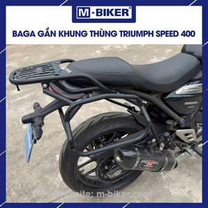 For Triumph Speed 400 Rear Rack with Aluminium <b>Tail</b> Bag Mounting for Secure Luggage <b>Box</b> Attachment - Product Image 6