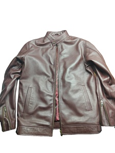 Leather <b>Jackets</b> for <b>Mens</b> Fashion Style - Genuine Sheepcow Leather, with Customized logo <b>jacket</b> for <b>men</b> - Product Image 4
