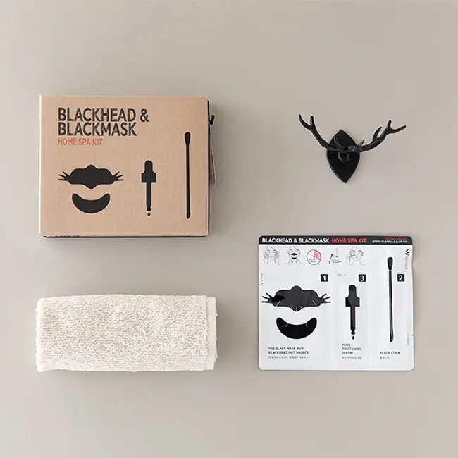 [Wish Formula] cabeza negra y máscara negra Home Spa Kit 10ea 1 Kit de bolsa K beauty proveedor Coreano máscara de eliminación de espinillas