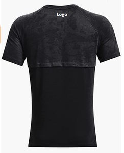 Men's Camo Short Sleeve T-Shirt 100% Polyester Imported Pull on Closure <b>Machine</b> Wash Breathability Apparel Stocks Lots - Product Image 2