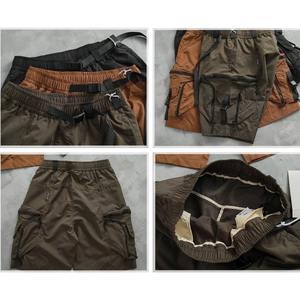 <b>Mountain</b> outdoor function multi-pocket vintage cargo shorts men's Japanese fashion brand loose straight leg casual five quarter - Product Image 4