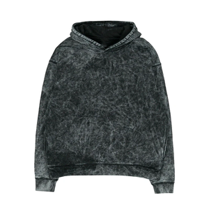 Ventes en gros de sweats à capuche à imprimé numérique solide, effet délavé, style tendance, pour l'hiver - Product Image 4
