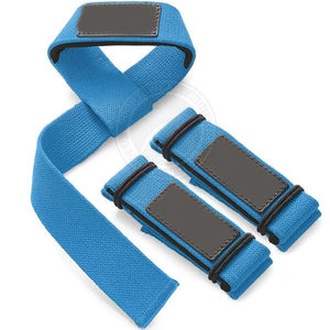 Top World Gym Training Muñequeras Pesadas 100% Correas de algodón Antideslizante Ajustable para culturismo Logotipo personalizado Apto para todos los tamaños - Product Image 1
