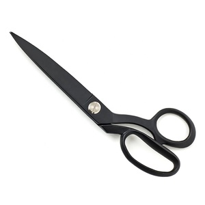 Premium 11 Inch Heavy Duty Sewing Scissors Tailor's Black Color Stainless Steel Fabric & Leather Shears Scissor - Product Image 1