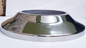 ที่มีคุณภาพระดับพรีเมี่ยมสามขั้นตอนและฐานขั้นตอนเดียวครอบคลุมสำหรับราวบันไดและราวบันไดราวบันไดในสแตนเลสและเหล็ก - Product Image 2