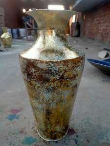 Glass mosaic iron design mosaic home <b>decor</b> flower <b>pot</b> antique flower <b>pot</b> mosaic design flower <b>pot</b> - Product Image 2