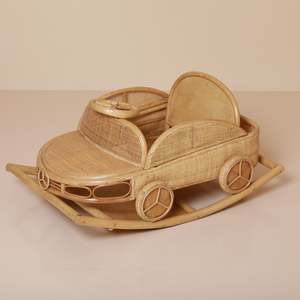 Best Selling Children Riding Toys Cheapest Price Natural Rattan Rideon <b>Cars</b> Kids <b>Ride</b> on <b>Car</b> Rocker - Product Image 5