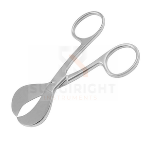 Ciseaux pour cordon ombilical de chiot, 4 pouces, acier, instrument chirurgical manuel, cisailles par SurgiRight Instruments - Product Image 4
