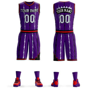 Uniformes de basket-ball personnalisés grande taille respirants à séchage rapide vêtements de sport en polyester BSCI ensemble d'équipe maillots short et gilet unisexe pour adultes - Product Image 4